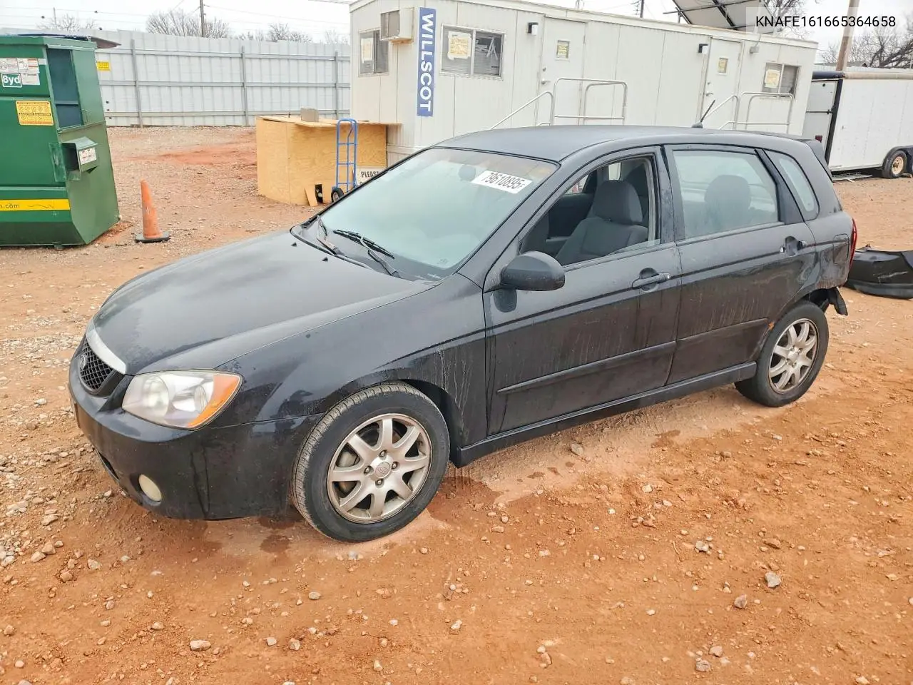 2006 Kia Spectra Spectra5 VIN: KNAFE161665364658 Lot: 79610895