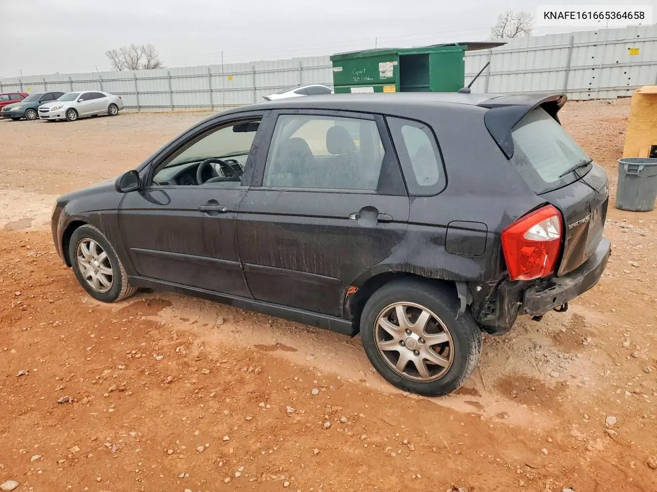2006 Kia Spectra Spectra5 VIN: KNAFE161665364658 Lot: 79610895