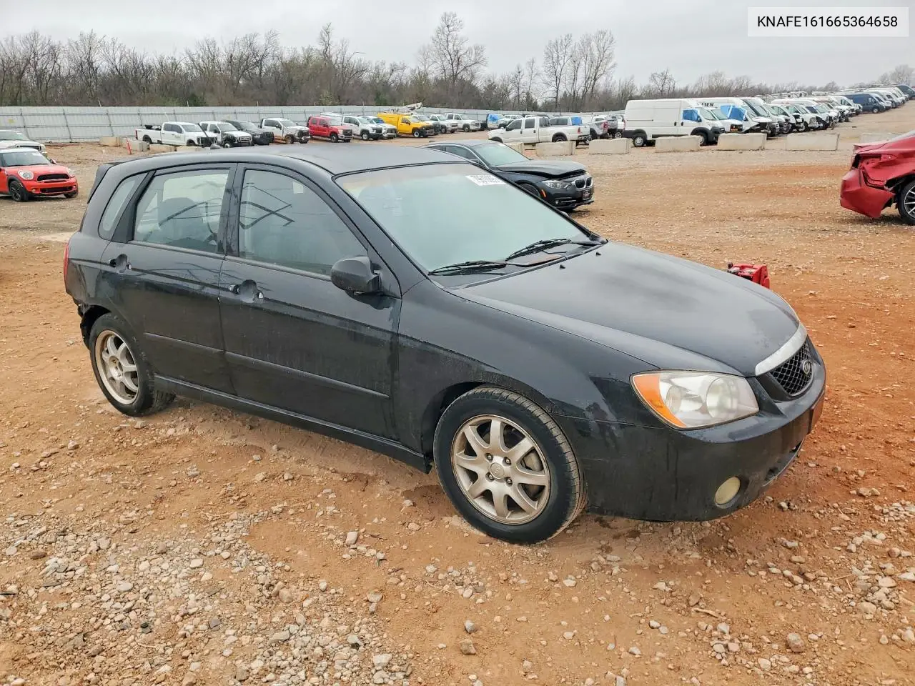2006 Kia Spectra Spectra5 VIN: KNAFE161665364658 Lot: 79610895