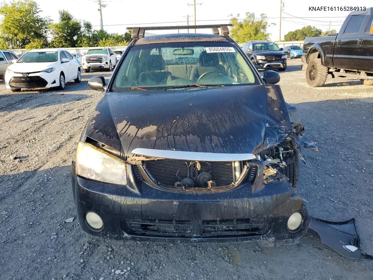 2006 Kia Spectra Spectra5 VIN: KNAFE161165284913 Lot: 85604855