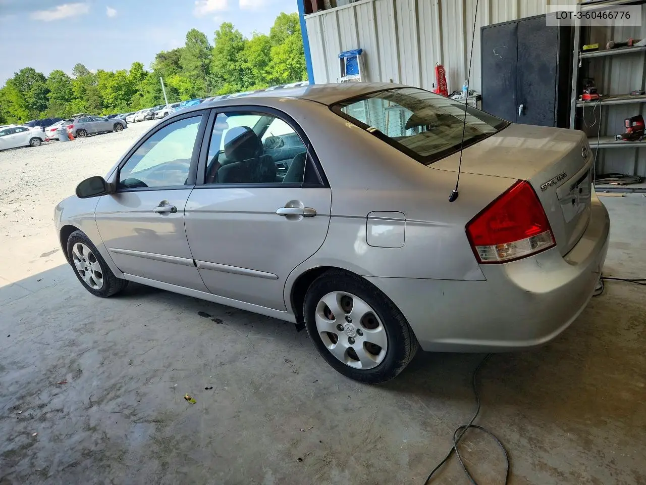 2007 Kia Spectra VIN: LOT-3-60466776 Lot: 60466776