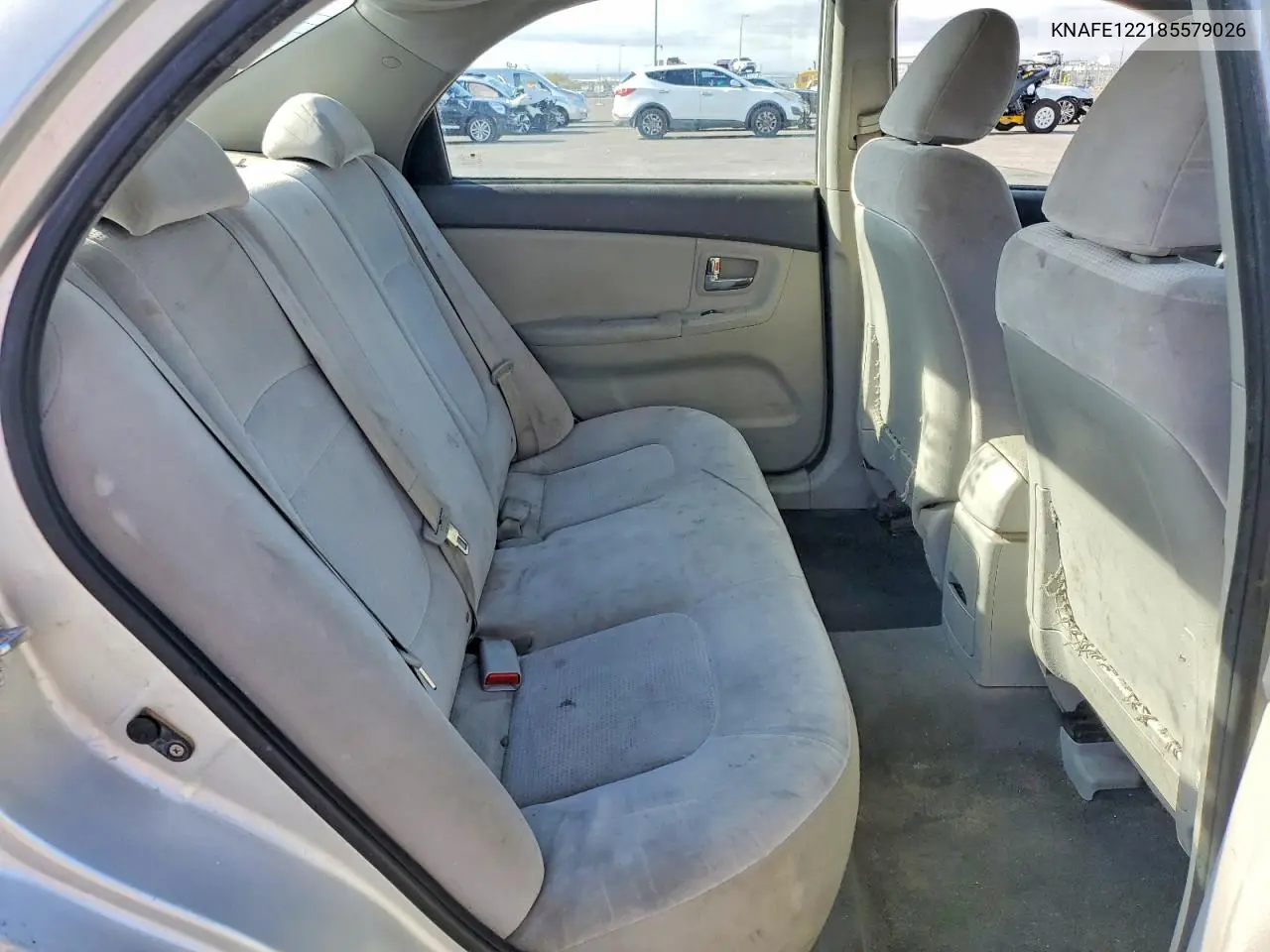 2008 Kia Spectra Ex VIN: KNAFE122185579026 Lot: 48186286