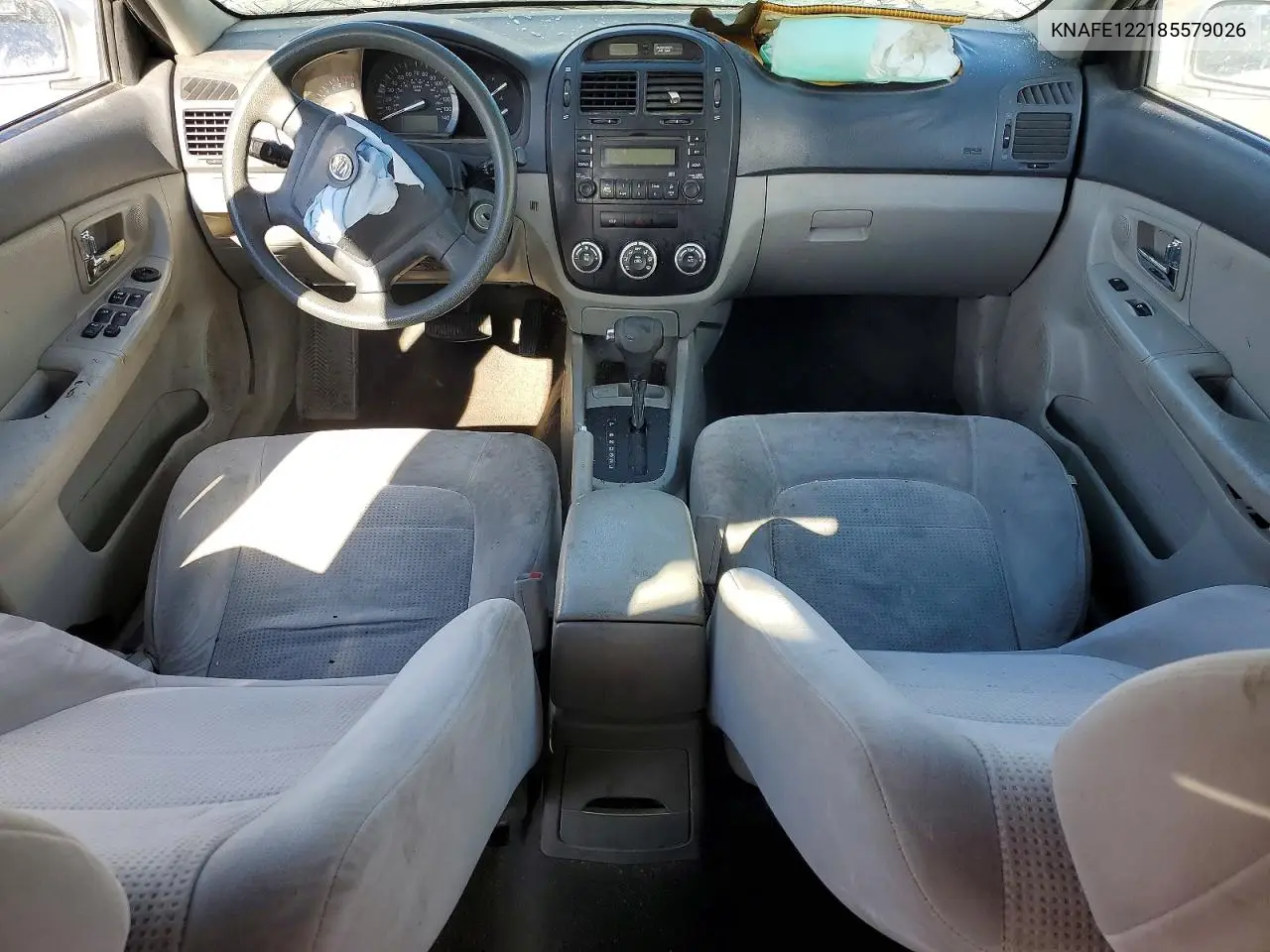 2008 Kia Spectra Ex VIN: KNAFE122185579026 Lot: 48186286