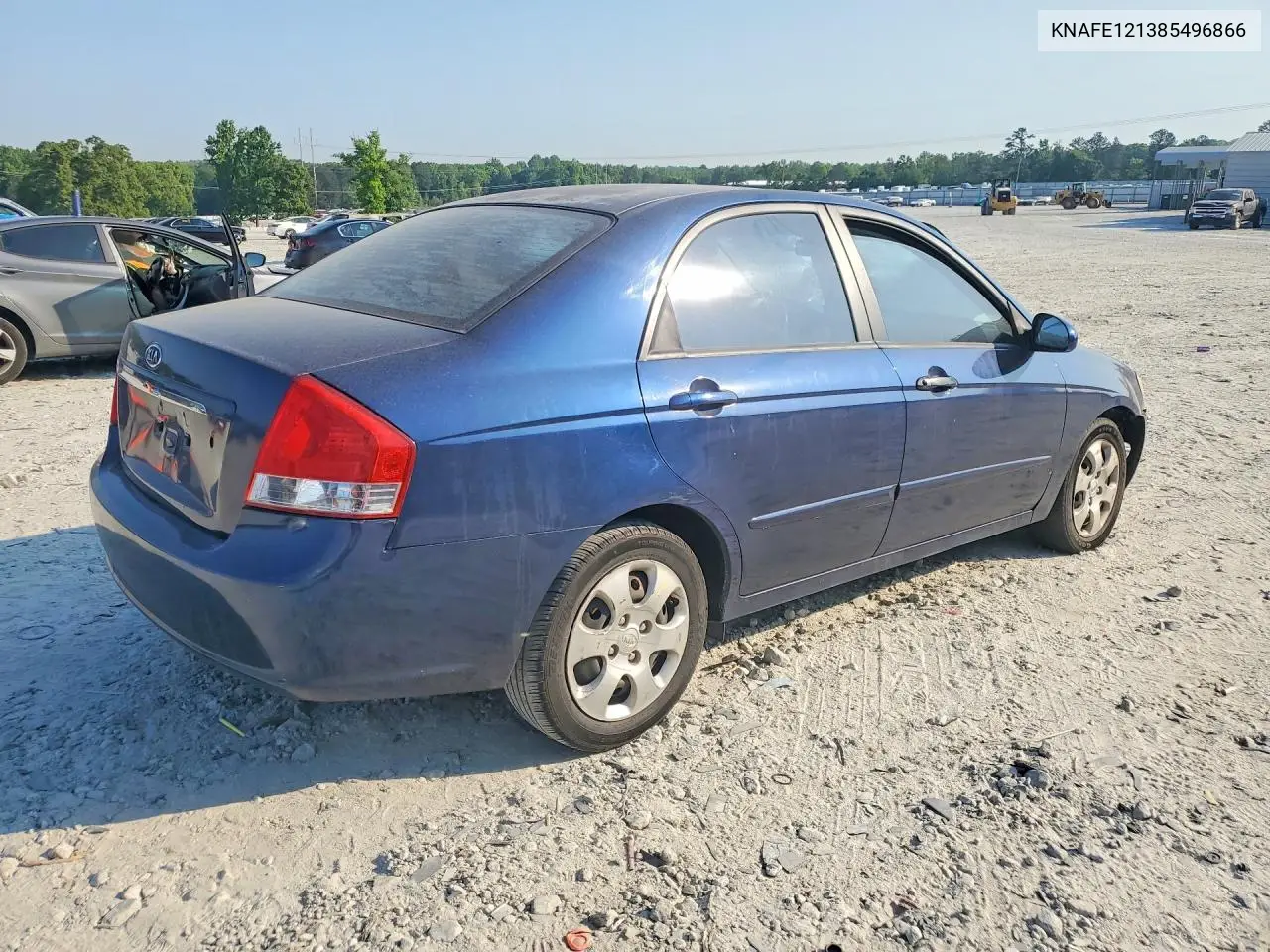 2008 Kia Spectra Ex VIN: KNAFE121385496866 Lot: 50951956