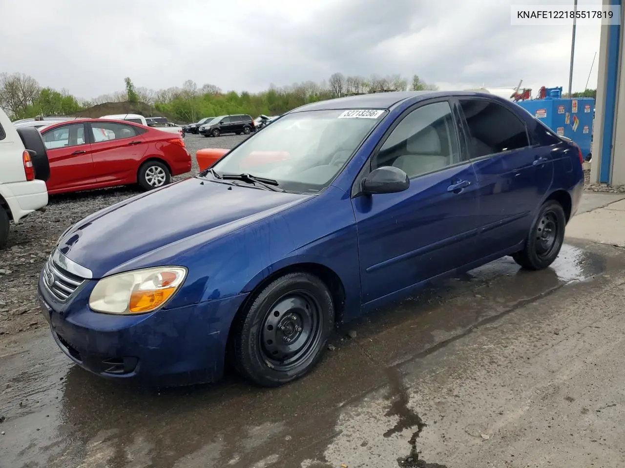 2008 Kia Spectra Lx VIN: KNAFE122185517819 Lot: 52713256