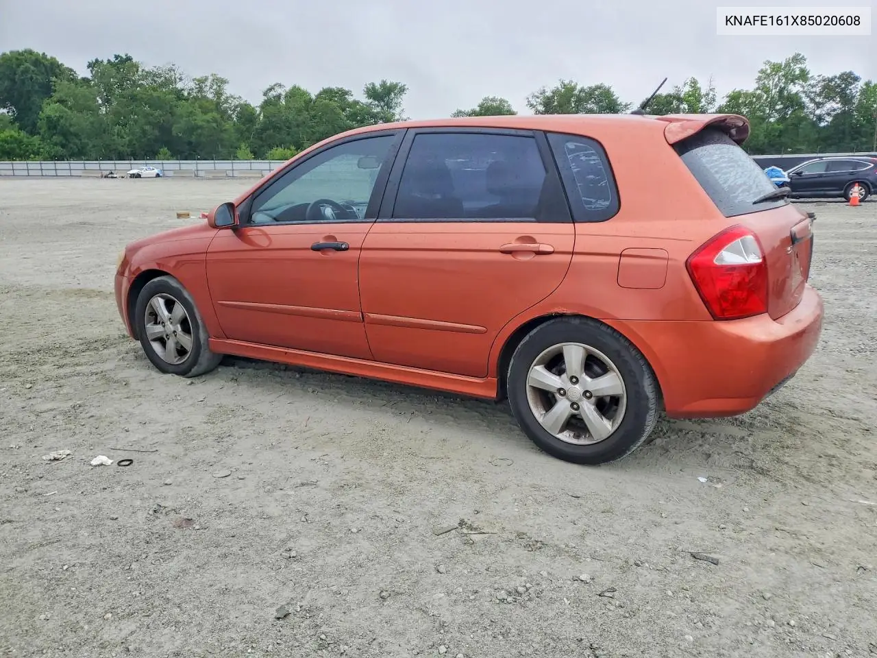 2008 Kia Spectra5 5 Sx VIN: KNAFE161X85020608 Lot: 56832076