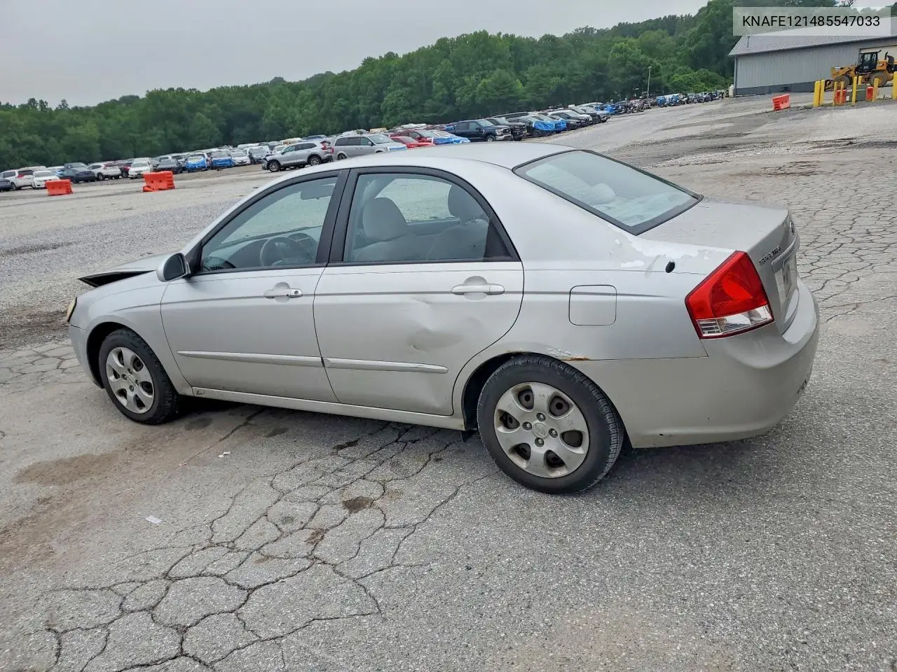 2008 Kia Spectra Ex/Lx/Sx VIN: KNAFE121485547033 Lot: 60051886