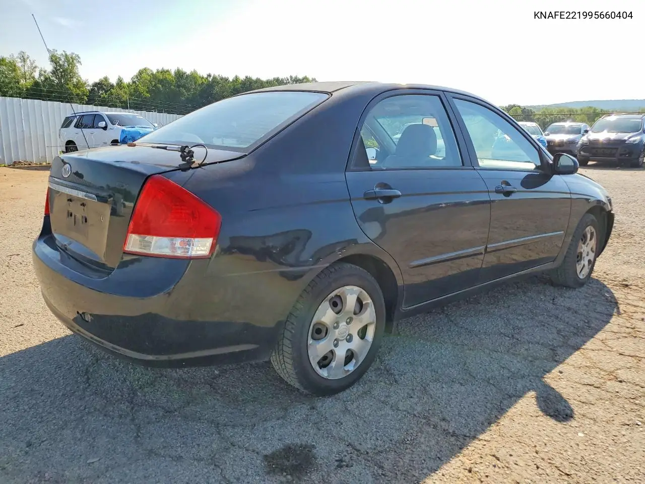 2009 Kia Spectra Lx VIN: KNAFE221995660404 Lot: 60156006