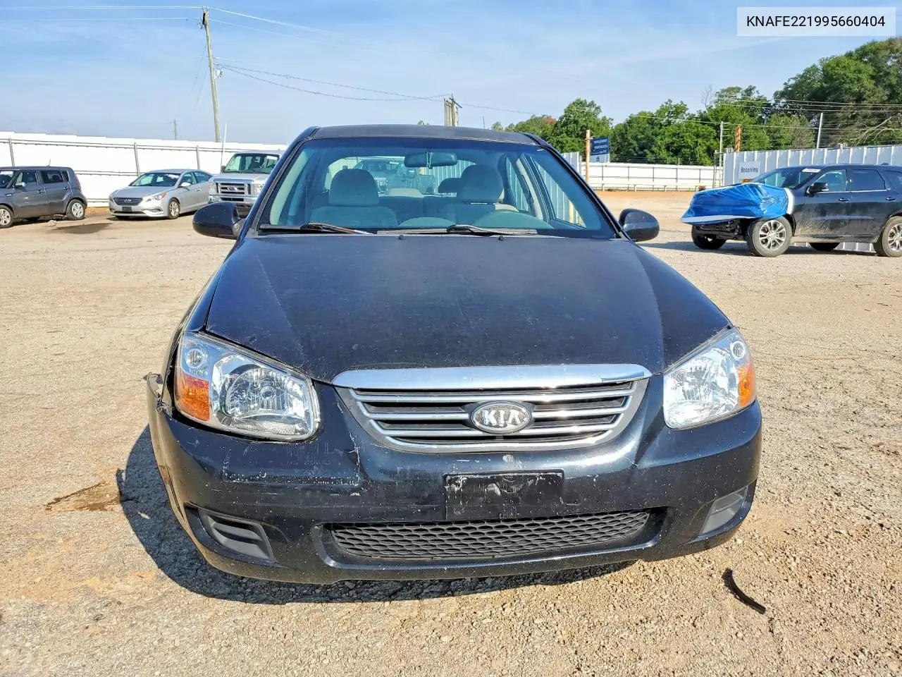 2009 Kia Spectra Lx VIN: KNAFE221995660404 Lot: 60156006