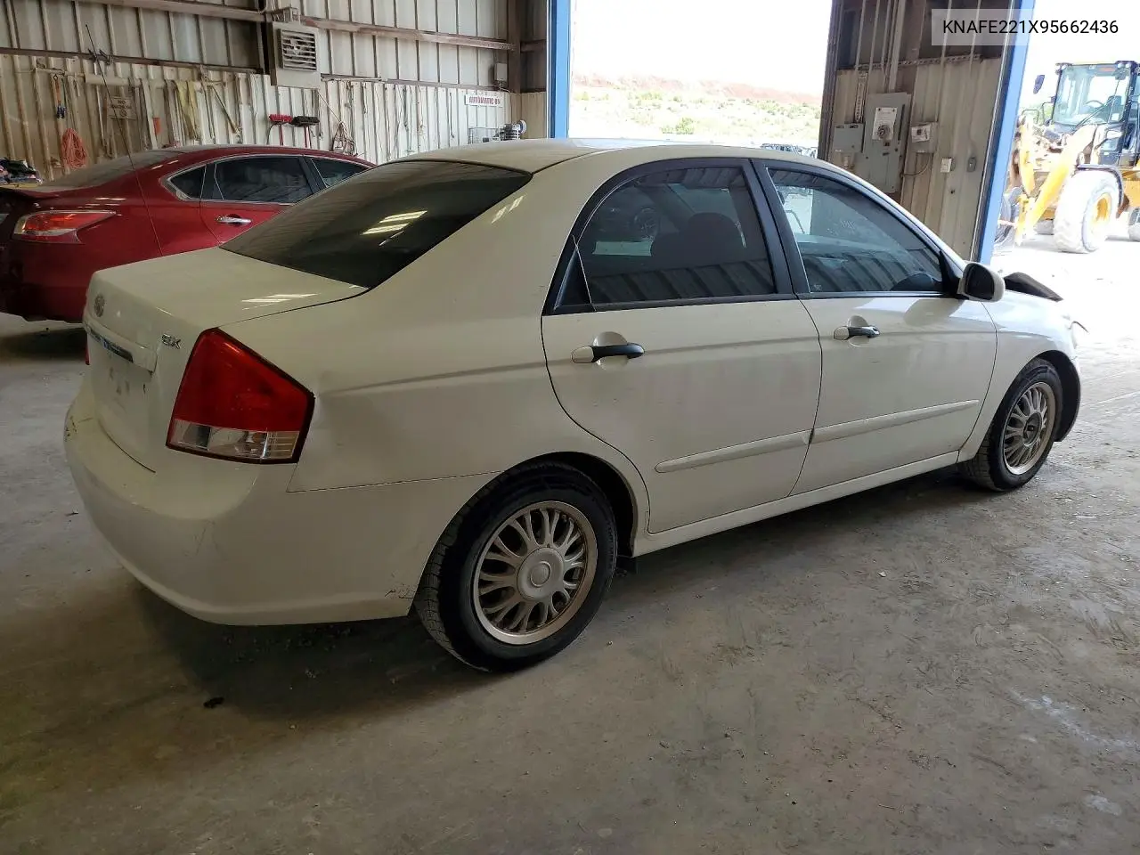 2009 Kia Spectra Lx VIN: KNAFE221X95662436 Lot: 62321066