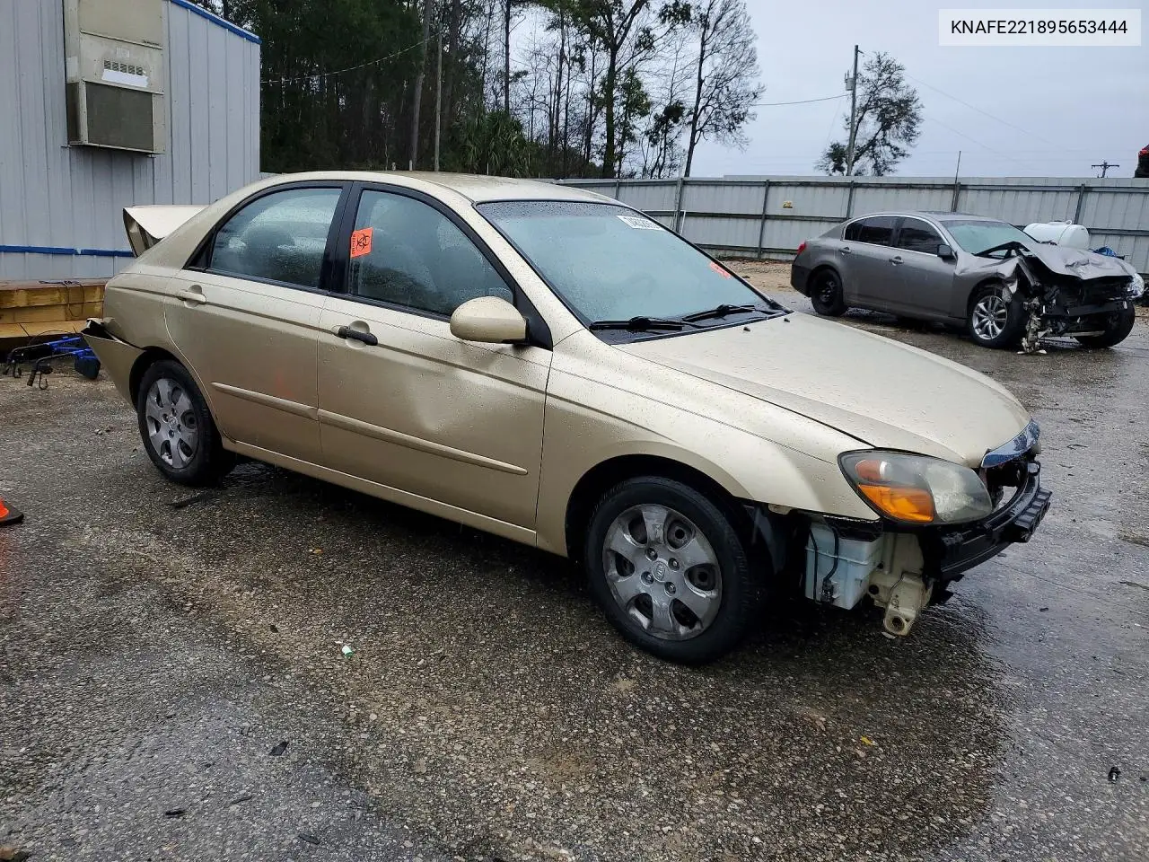2009 Kia Spectra Ex VIN: KNAFE221895653444 Lot: 74632005