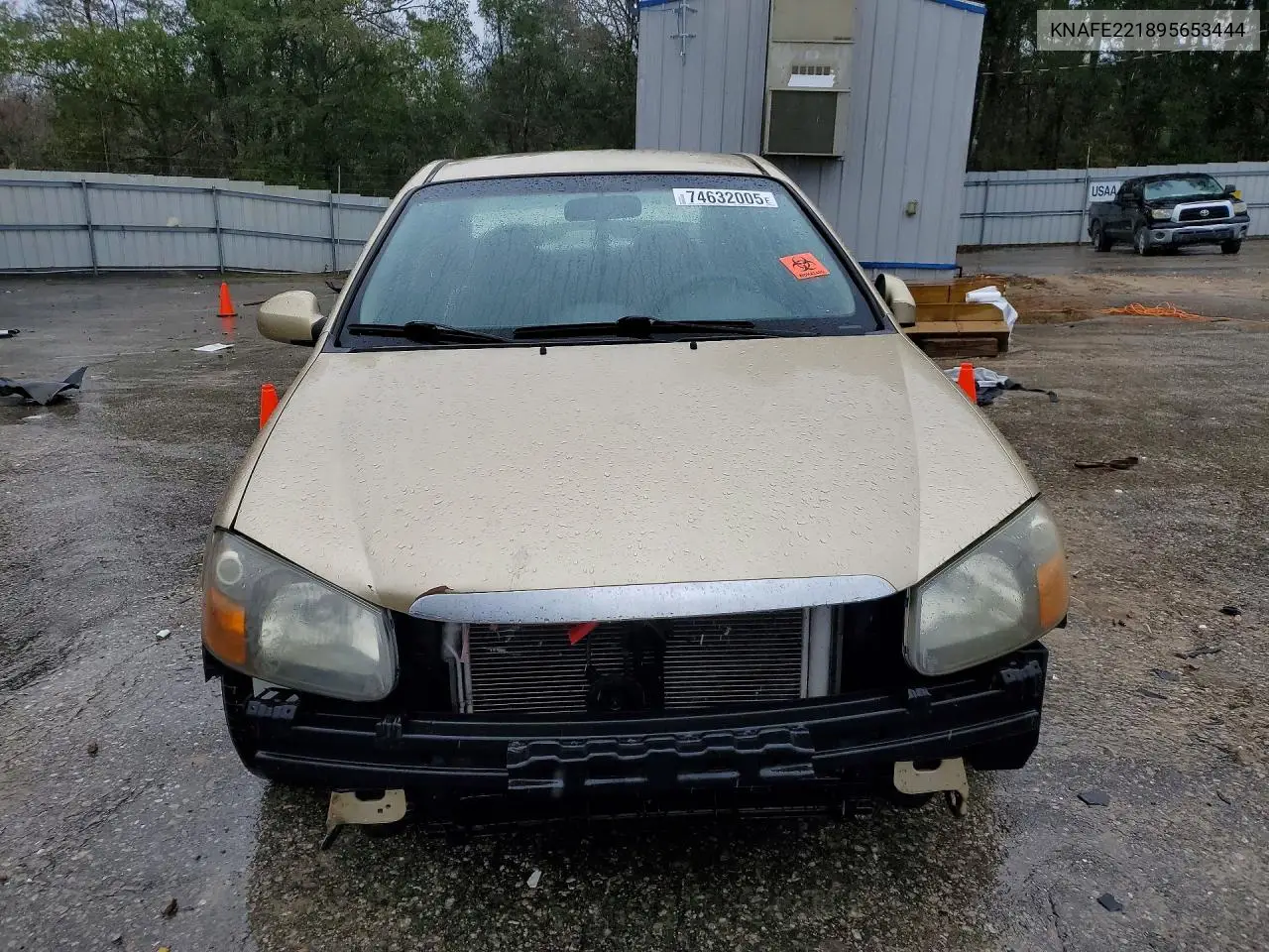 2009 Kia Spectra Ex VIN: KNAFE221895653444 Lot: 74632005