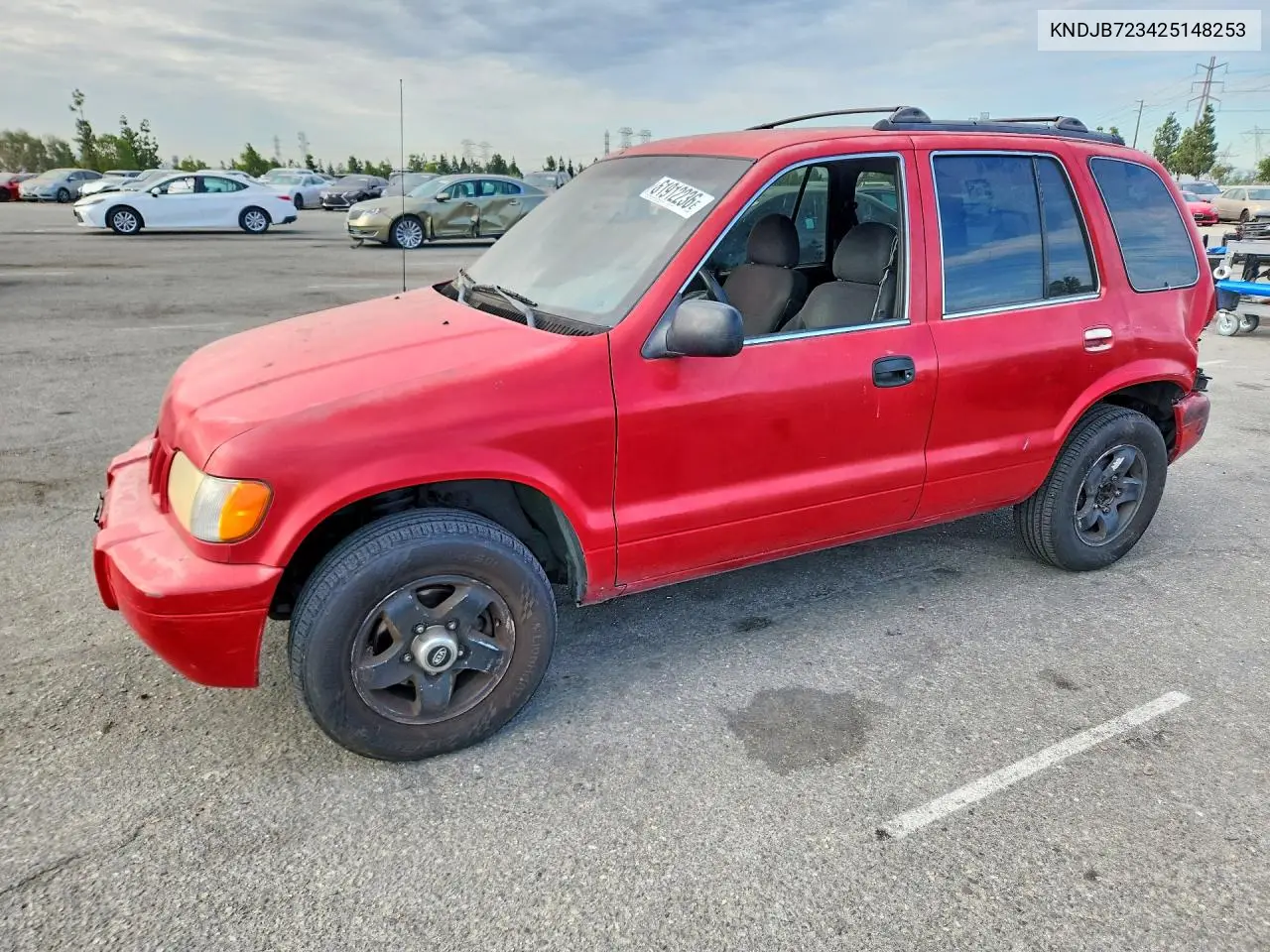 2002 Kia Sportage Base VIN: KNDJB723425148253 Lot: 61912236