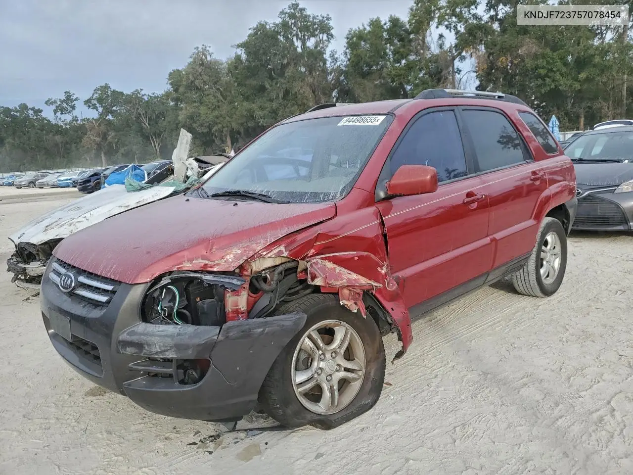 KNDJF723757078454 2005 Kia New Sportage