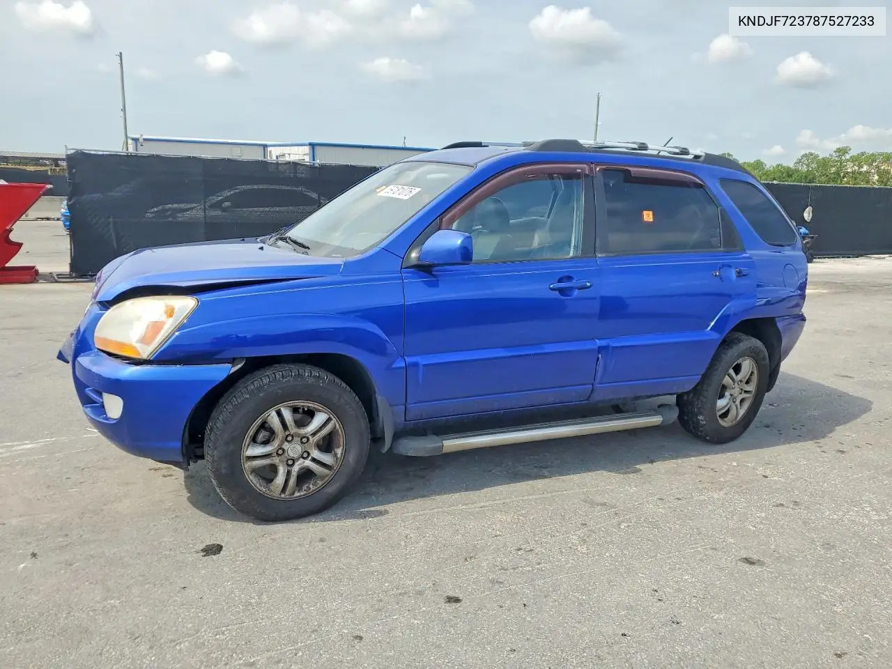 2008 Kia Sportage Lx VIN: KNDJF723787527233 Lot: 59181076