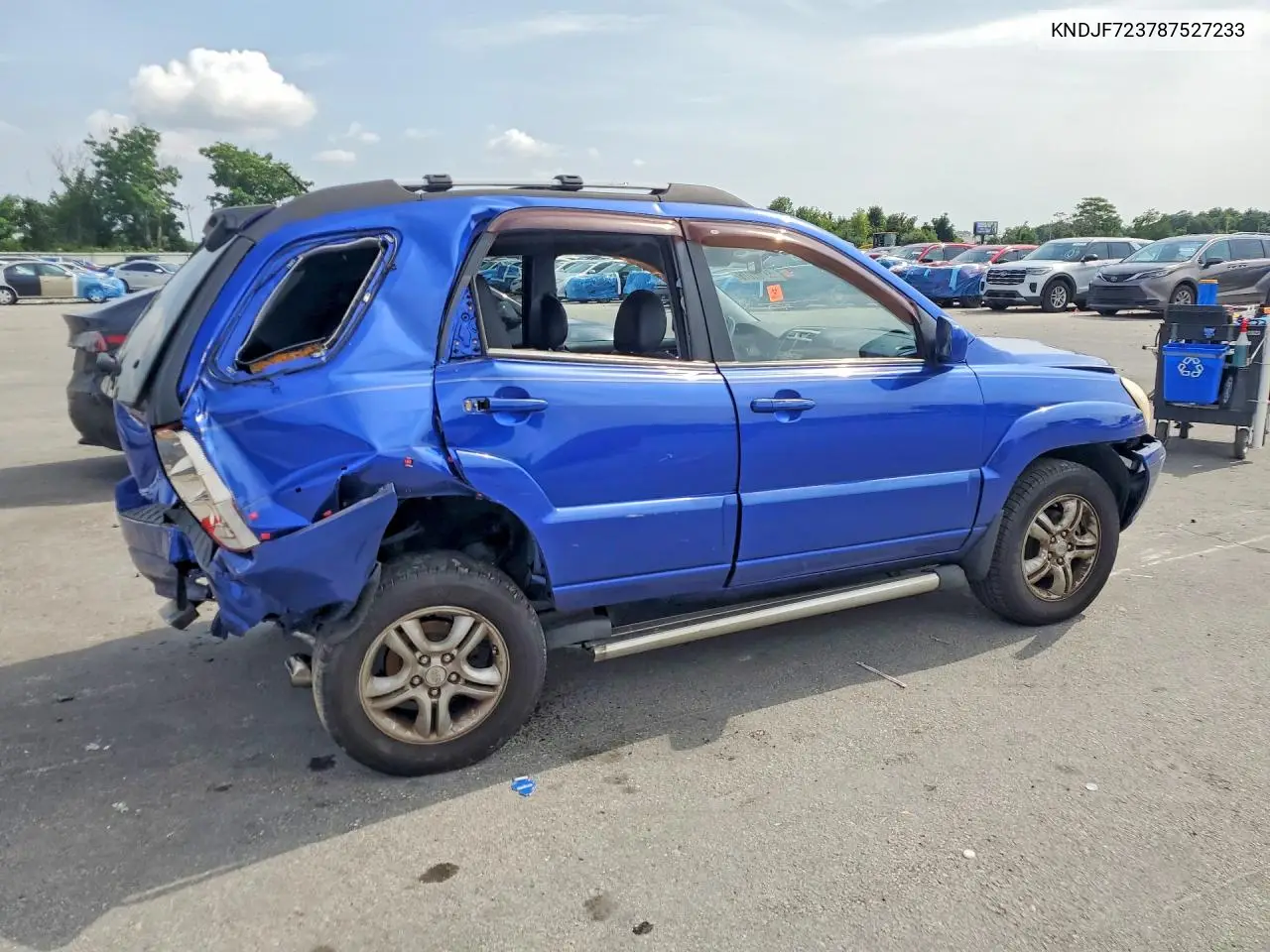2008 Kia Sportage Lx VIN: KNDJF723787527233 Lot: 59181076