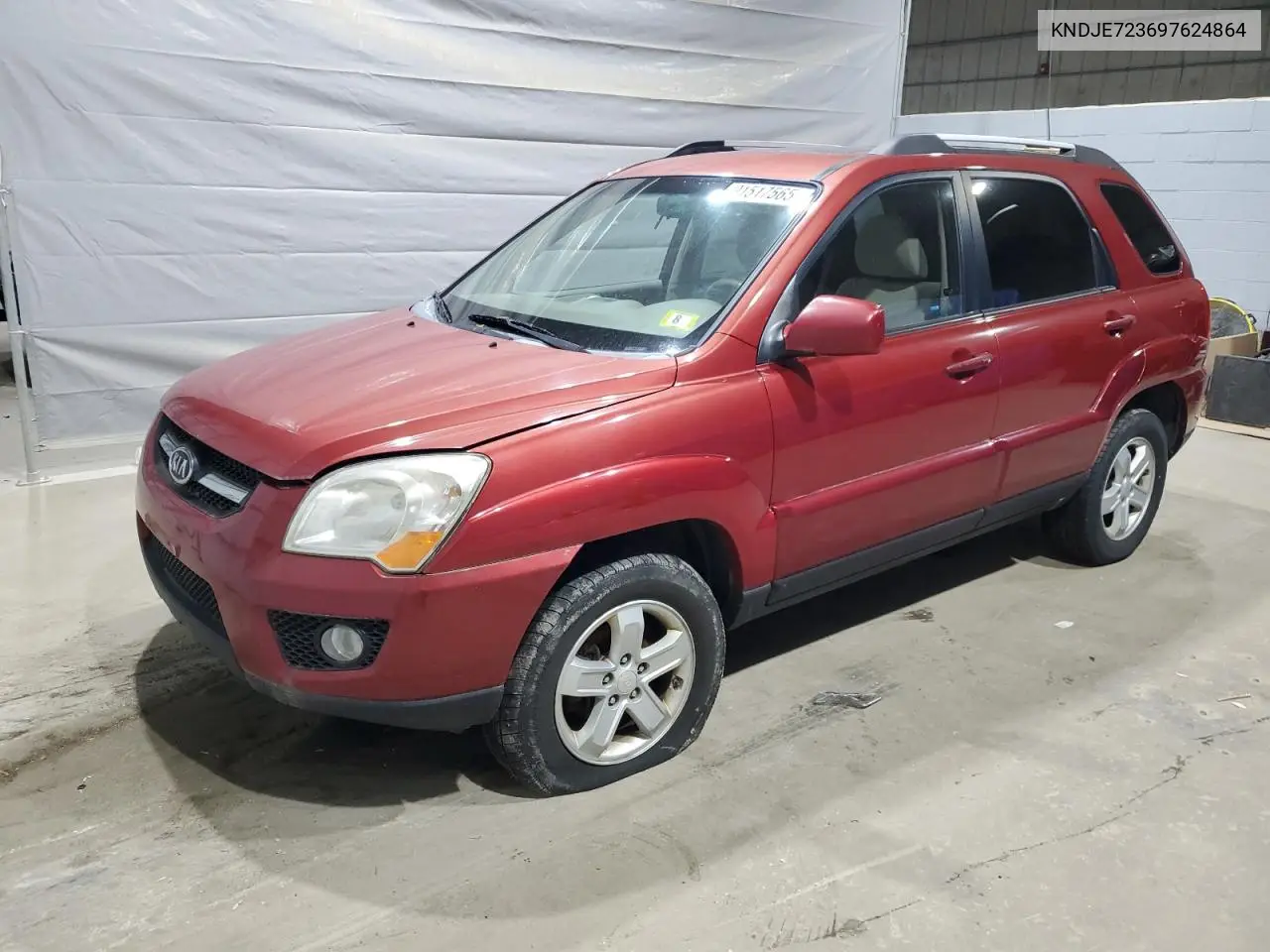 KNDJE723697624864 2008 Kia Sportage Lx