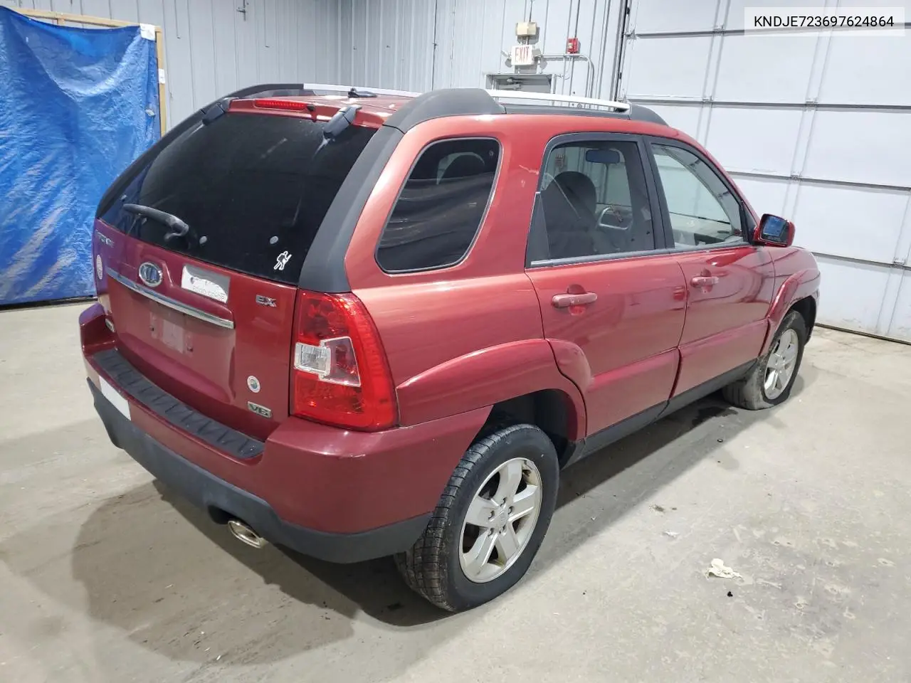 KNDJE723697624864 2008 Kia Sportage Lx