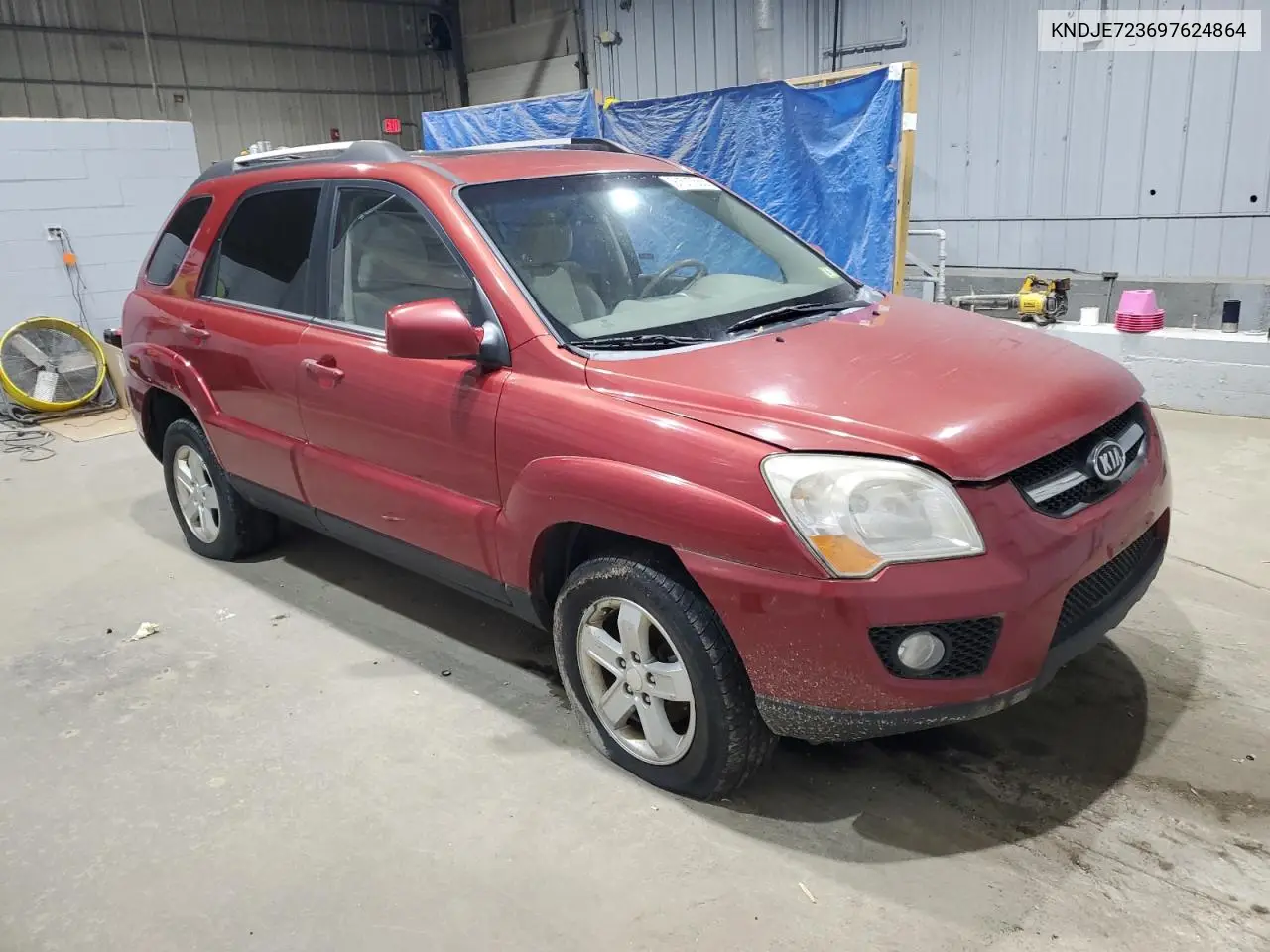 KNDJE723697624864 2008 Kia Sportage Lx