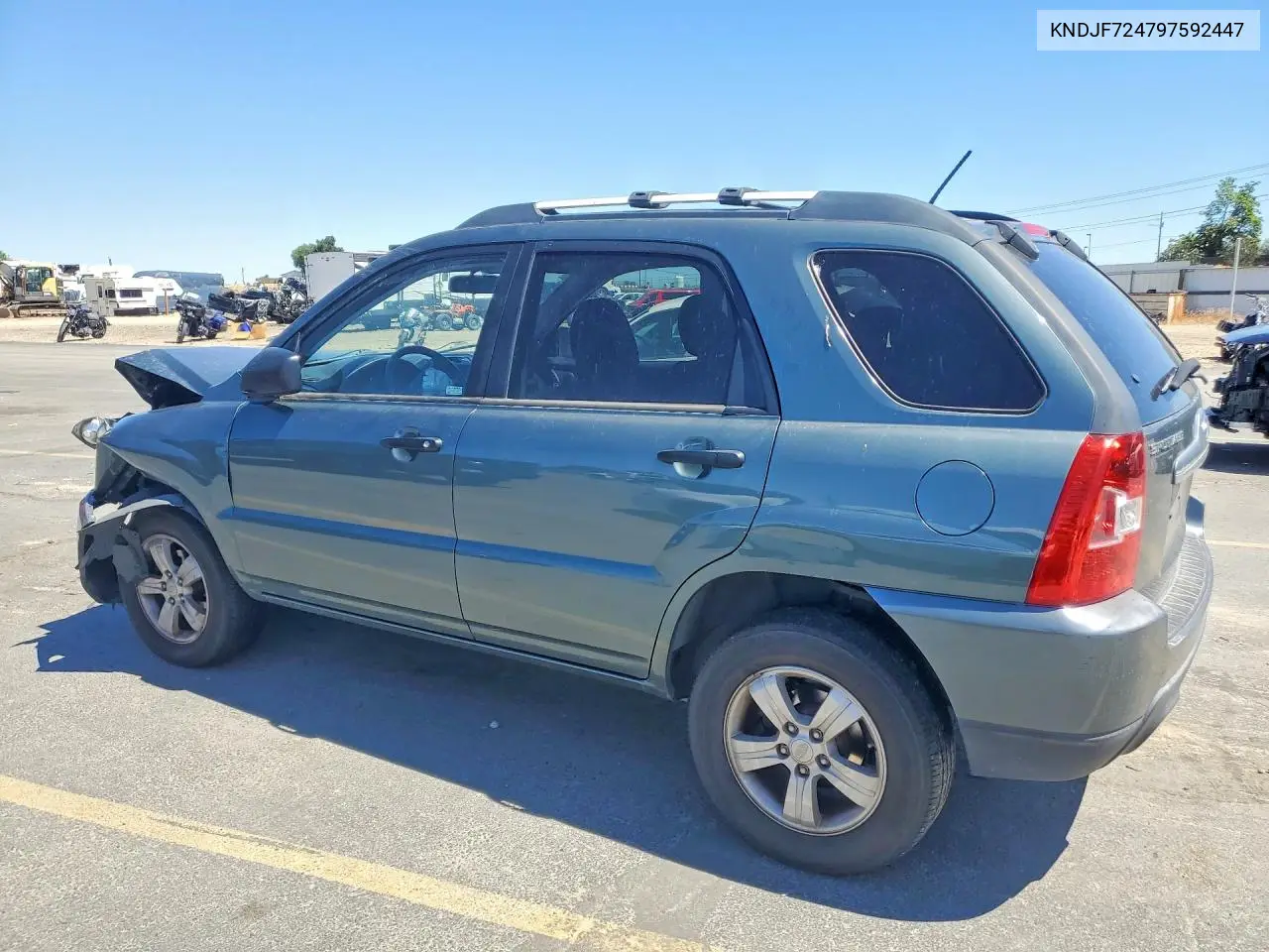 2009 Kia Sportage Lx VIN: KNDJF724797592447 Lot: 57246486
