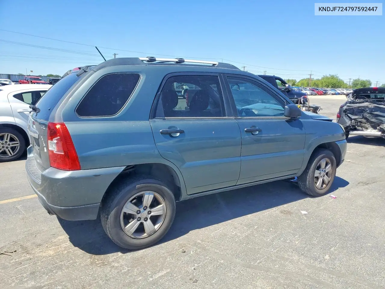 2009 Kia Sportage Lx VIN: KNDJF724797592447 Lot: 57246486