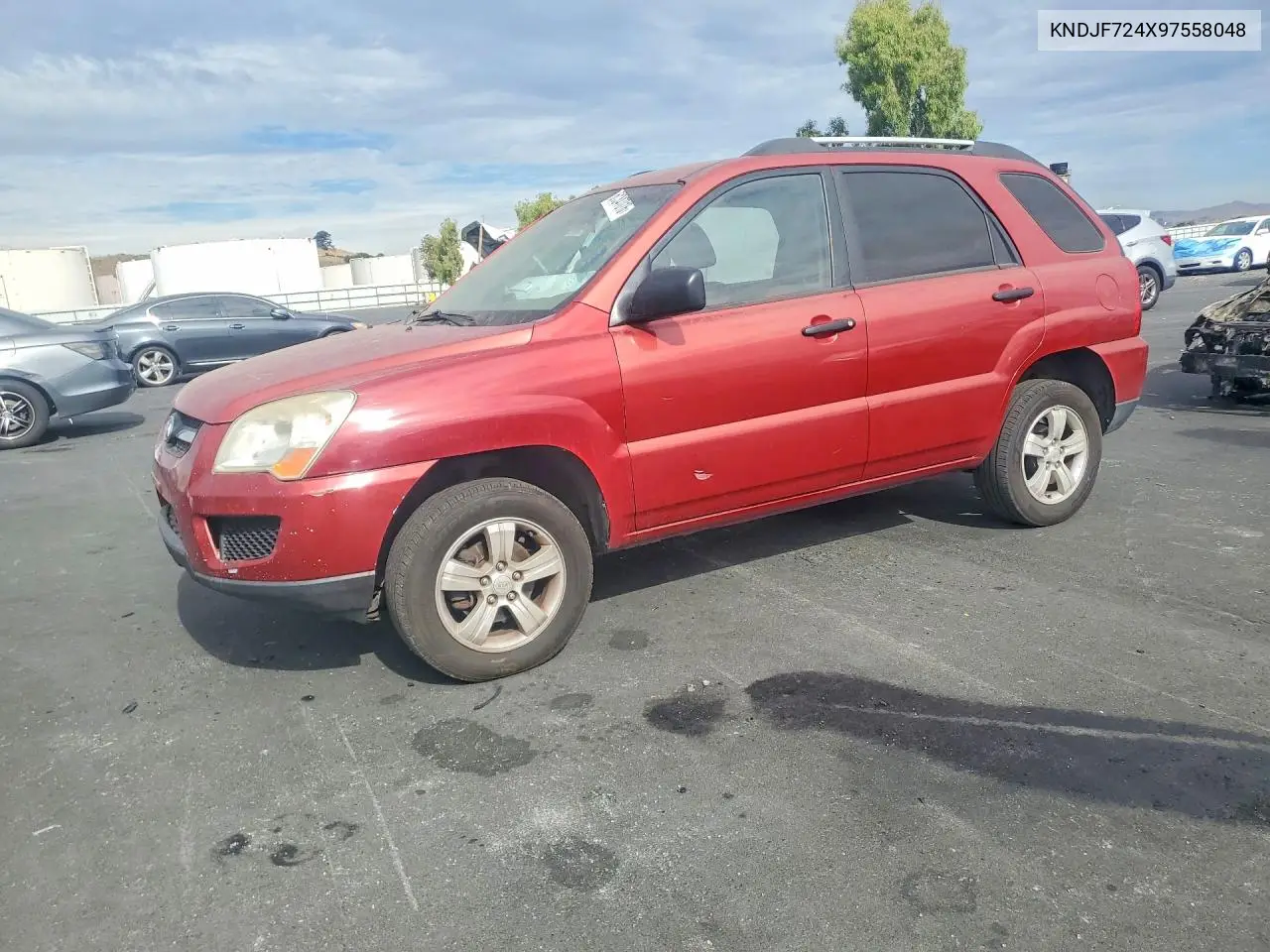 2009 Kia Sportage Lx VIN: KNDJF724X97558048 Lot: 61347016