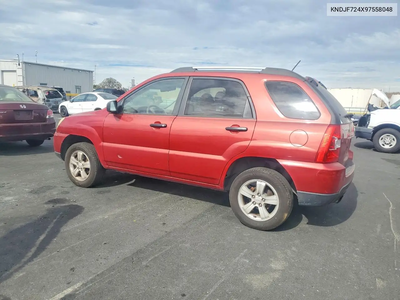 2009 Kia Sportage Lx VIN: KNDJF724X97558048 Lot: 61347016