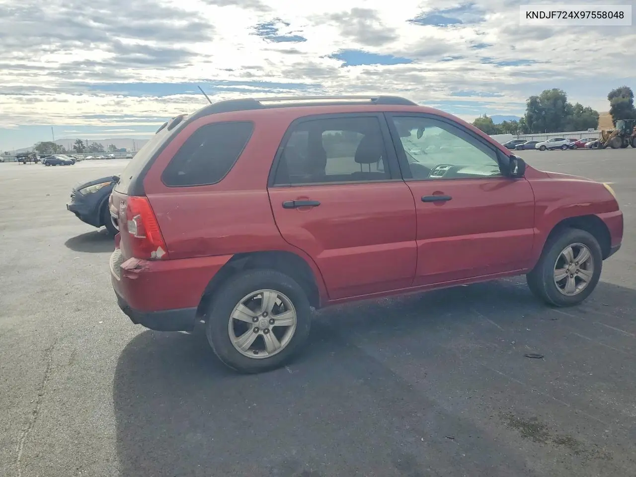 2009 Kia Sportage Lx VIN: KNDJF724X97558048 Lot: 61347016