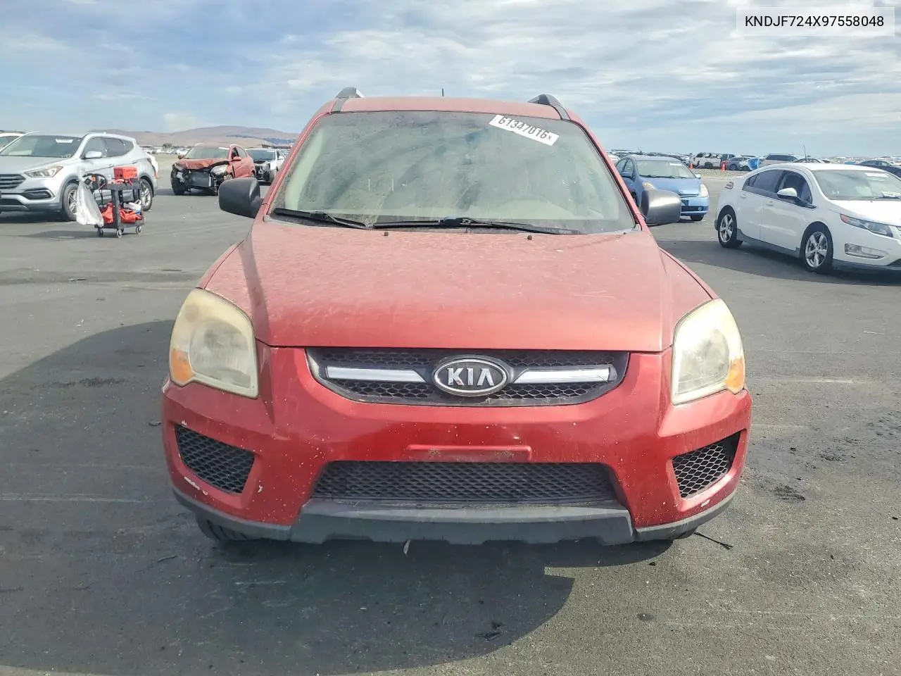 2009 Kia Sportage Lx VIN: KNDJF724X97558048 Lot: 61347016