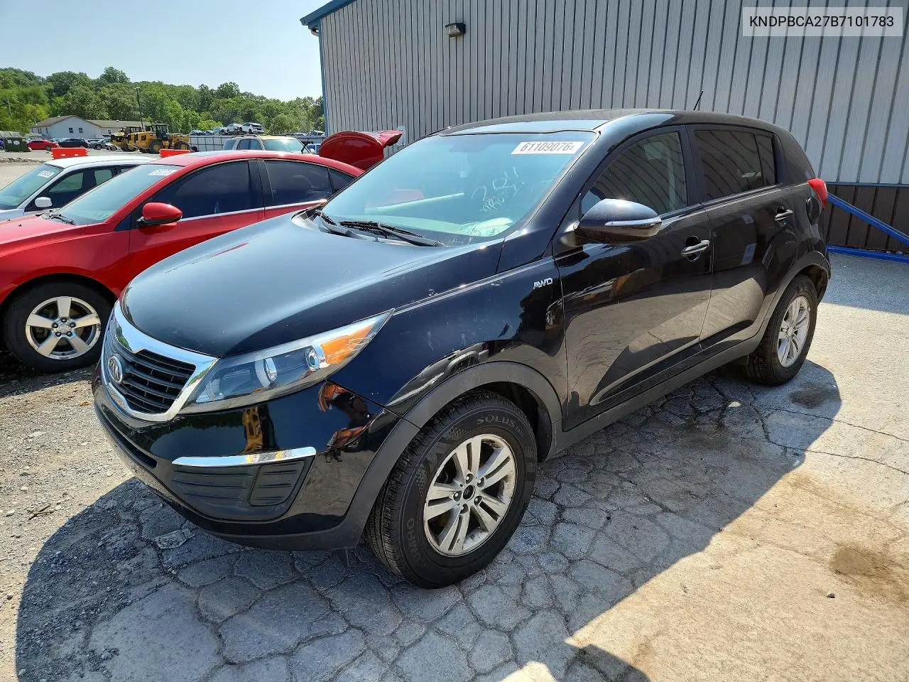 2011 Kia Sportage Lx VIN: KNDPBCA27B7101783 Lot: 61109076