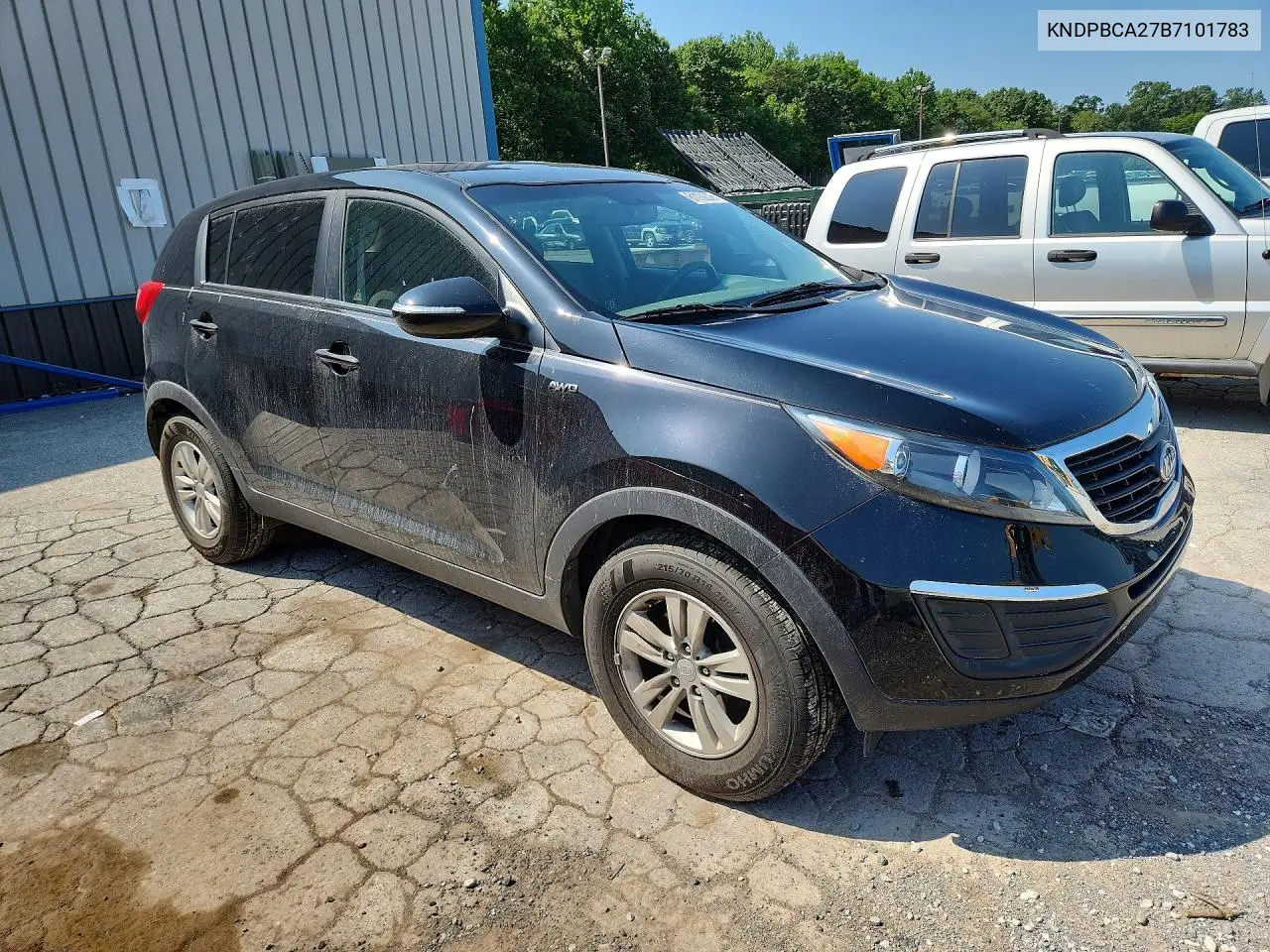 2011 Kia Sportage Lx VIN: KNDPBCA27B7101783 Lot: 61109076