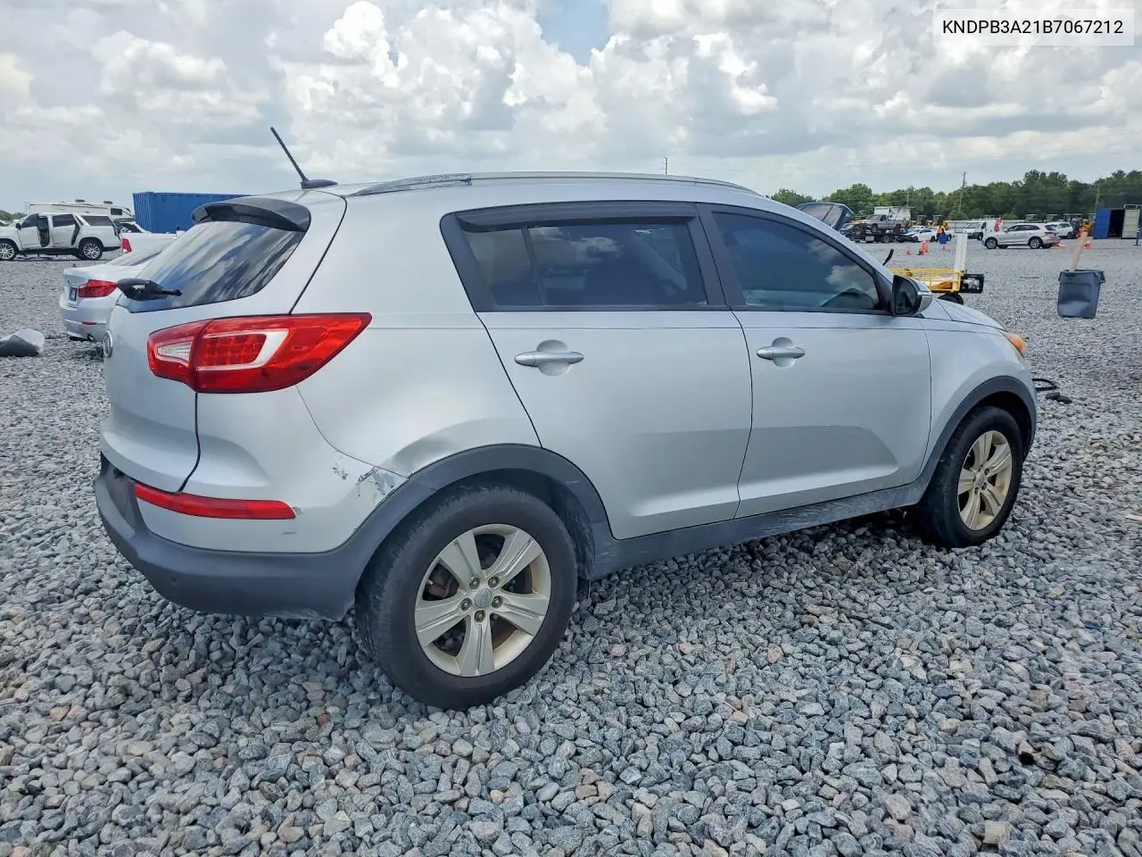 2011 Kia Sportage Lx VIN: KNDPB3A21B7067212 Lot: 61471516
