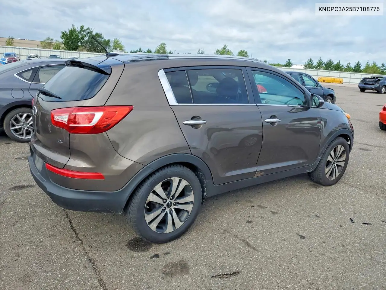 2011 Kia Sportage Ex VIN: KNDPC3A25B7108776 Lot: 61503406