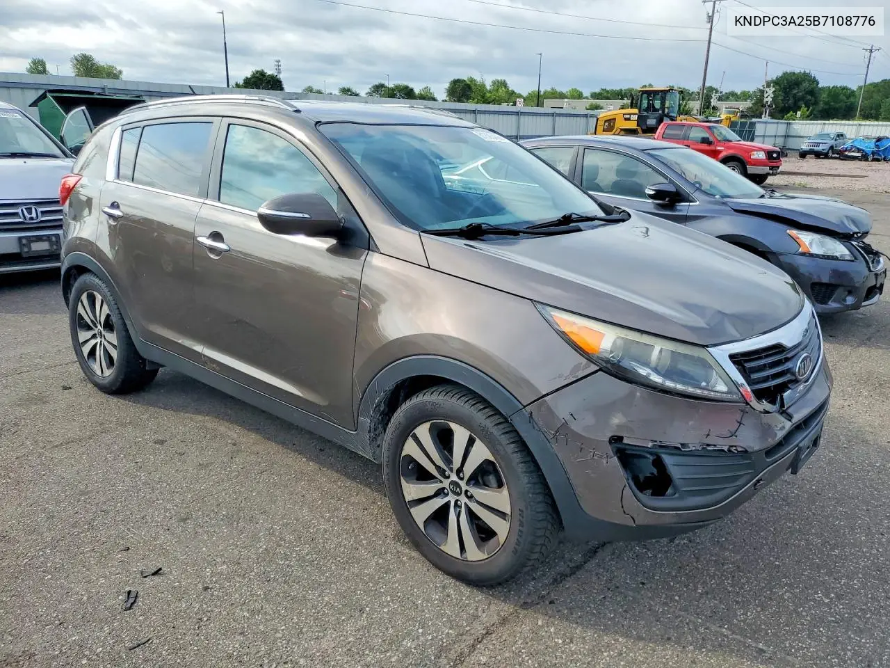 2011 Kia Sportage Ex VIN: KNDPC3A25B7108776 Lot: 61503406