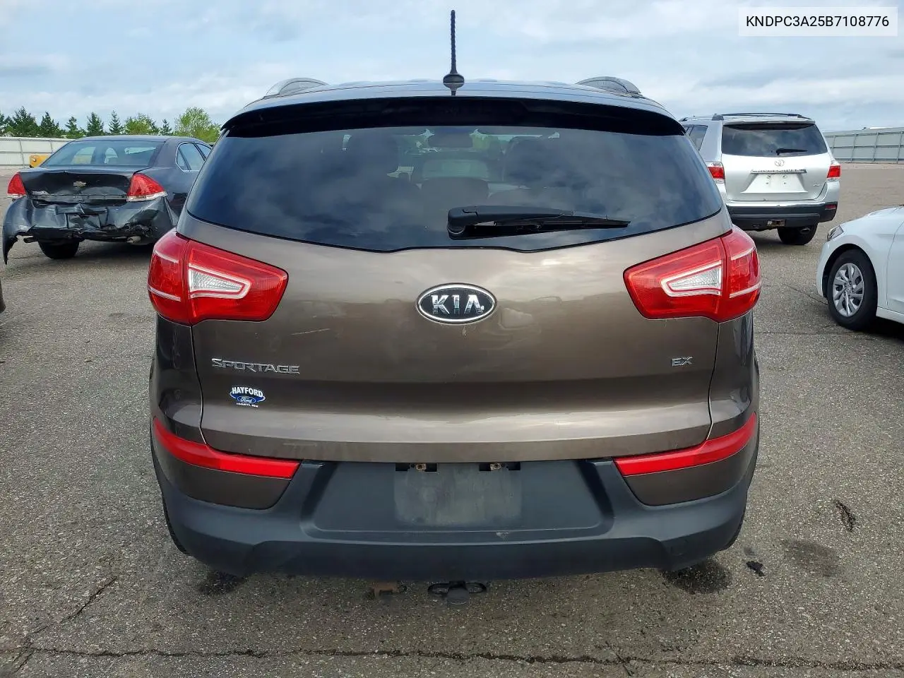 2011 Kia Sportage Ex VIN: KNDPC3A25B7108776 Lot: 61503406