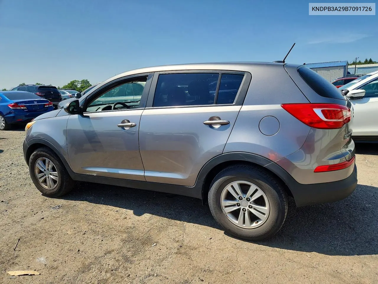 2011 Kia Sportage Lx VIN: KNDPB3A29B7091726 Lot: 61773816