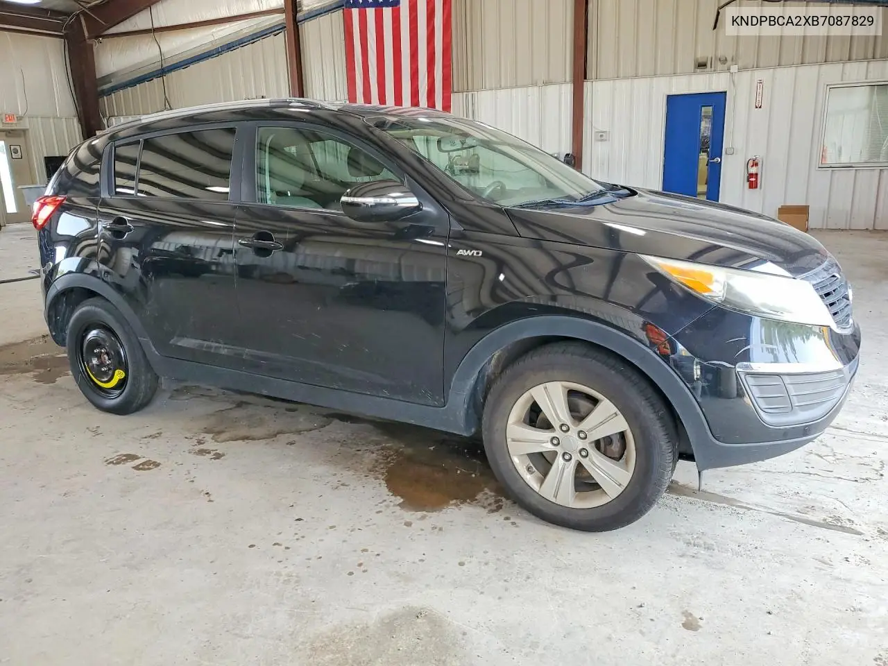2011 Kia Sportage Lx VIN: KNDPBCA2XB7087829 Lot: 61791536