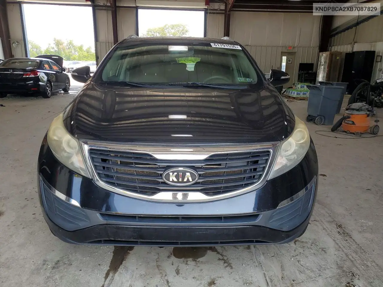 2011 Kia Sportage Lx VIN: KNDPBCA2XB7087829 Lot: 61791536