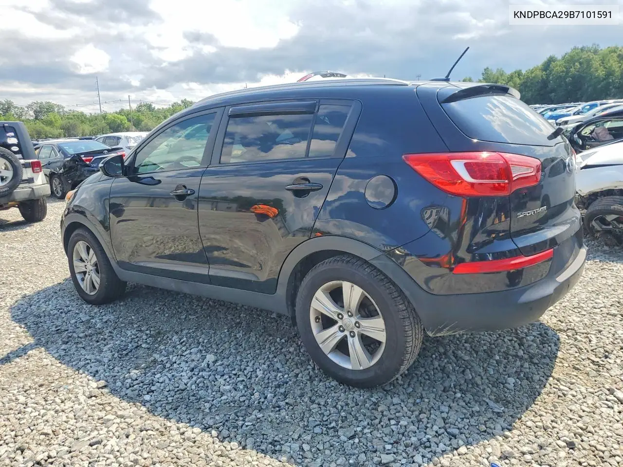 2011 Kia Sportage Lx VIN: KNDPBCA29B7101591 Lot: 62401596