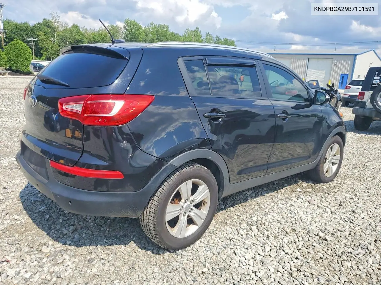 2011 Kia Sportage Lx VIN: KNDPBCA29B7101591 Lot: 62401596