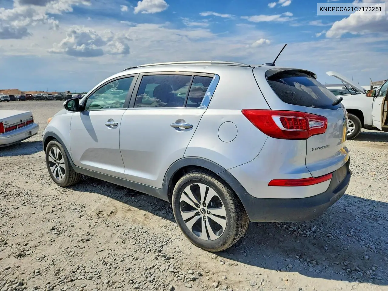 2012 Kia Sportage Ex VIN: KNDPCCA21C7172251 Lot: 60722086