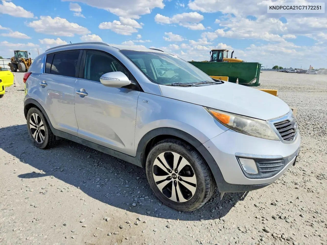 2012 Kia Sportage Ex VIN: KNDPCCA21C7172251 Lot: 60722086