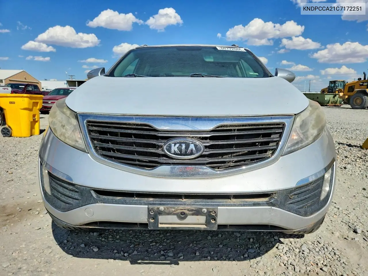 2012 Kia Sportage Ex VIN: KNDPCCA21C7172251 Lot: 60722086