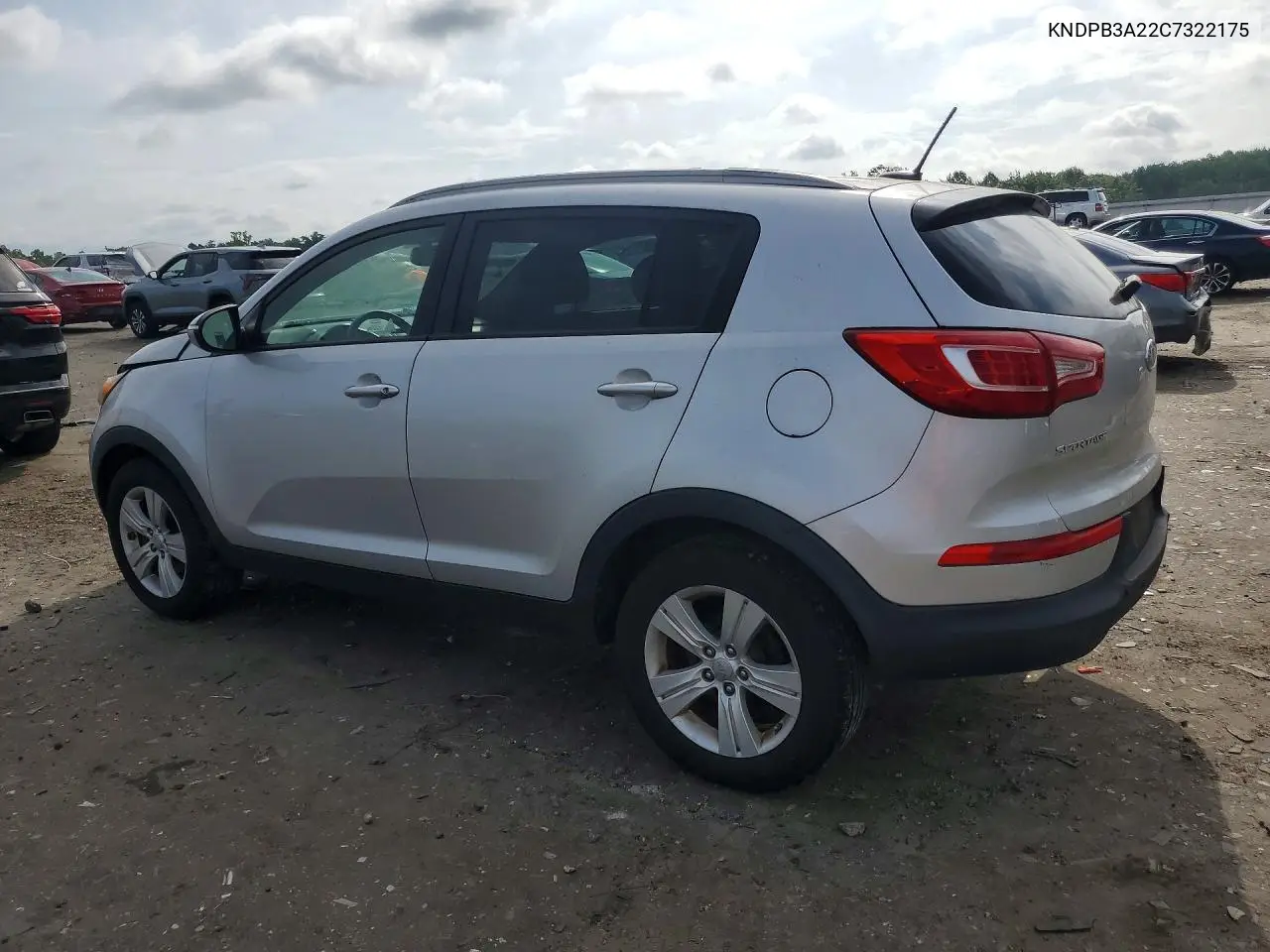 2012 Kia Sportage Lx VIN: KNDPB3A22C7322175 Lot: 62001966