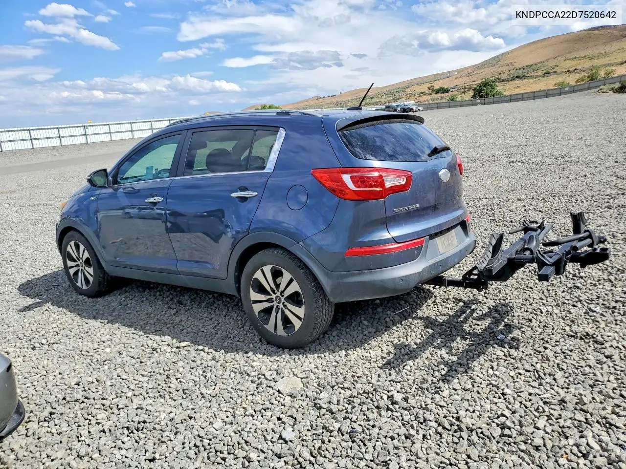 2013 Kia Sportage Ex VIN: KNDPCCA22D7520642 Lot: 61387056