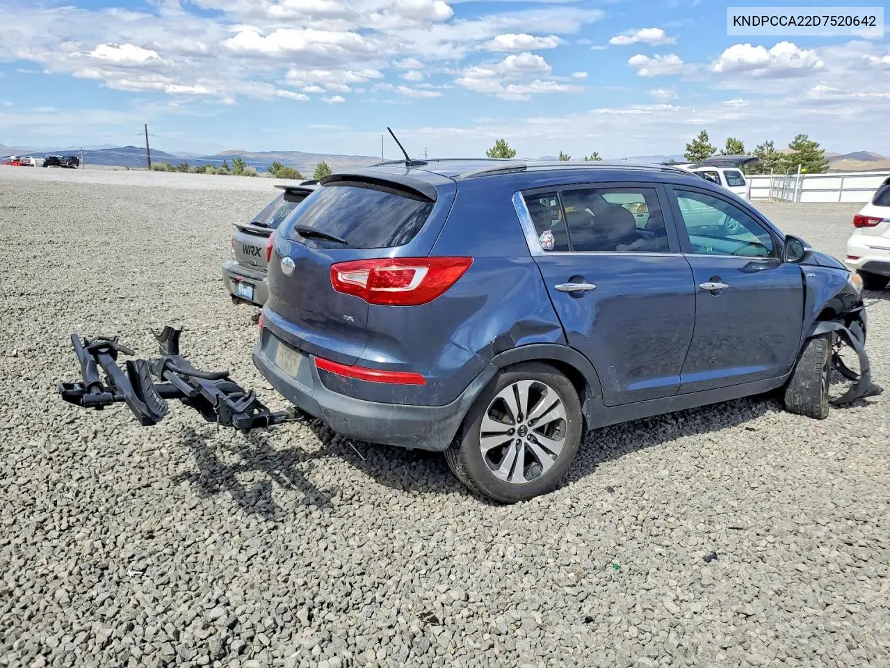 2013 Kia Sportage Ex VIN: KNDPCCA22D7520642 Lot: 61387056