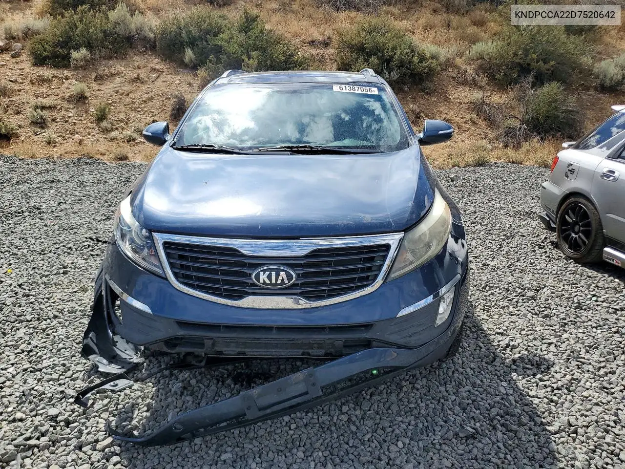 2013 Kia Sportage Ex VIN: KNDPCCA22D7520642 Lot: 61387056