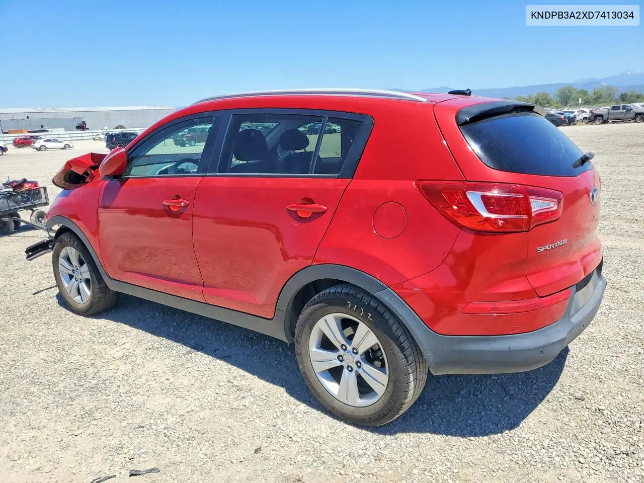 2013 Kia Sportage Lx VIN: KNDPB3A2XD7413034 Lot: 61440876