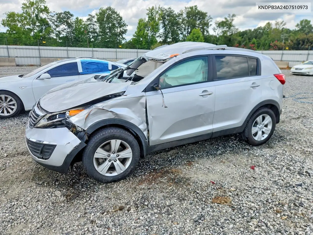 2013 Kia Sportage Lx VIN: KNDPB3A24D7510973 Lot: 61971066