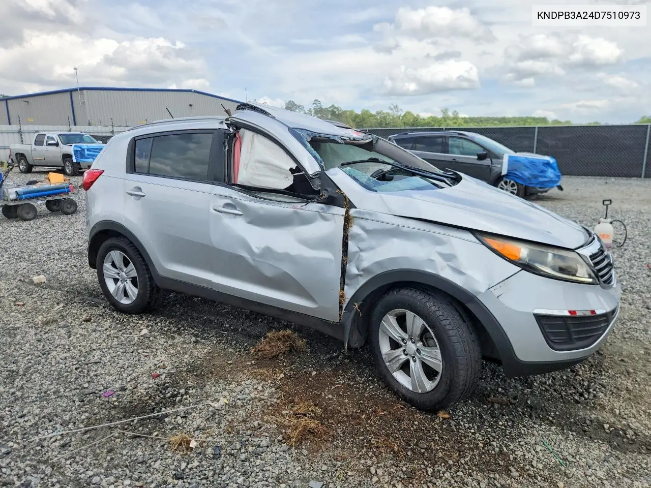 2013 Kia Sportage Lx VIN: KNDPB3A24D7510973 Lot: 61971066